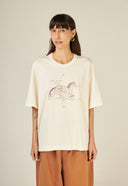 CAMISETA FLAVIA BAZAR DO TEMPO ALGODAO ORGANIC0