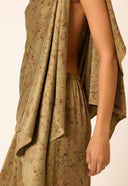 PASHMINA SEDA IMPRESSAO BOTANICA