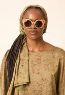 PASHMINA SEDA IMPRESSAO BOTANICA