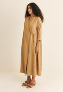 VESTIDO ML AMPLO TRANSPASSADO MAITE MICRO MODAL TENCEL TM