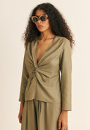 BLUSA TORÇÃO ELOISE MICRO MODAL TENCEL tm
