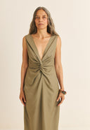 VESTIDO TORÇÃO ELOISE MICRO MODAL TENCEL TM