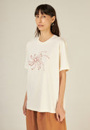 CAMISETA REGULAR CIRCULO DE POEMAS ALGODAO ORGANICO