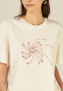 CAMISETA REGULAR CIRCULO DE POEMAS ALGODAO ORGANICO