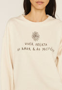 BLUSA MOLETOM MISTERIO ALGODAO ORGANICO