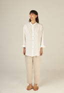 CAMISA ERIVANIA ARANHA ORIDES CAMBRAIA DE LINHO