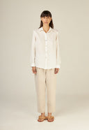 CAMISA CLARICE FONTE ORIDES CAMBRAIA DE LINHO
