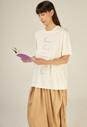 CAMISETA REGULAR ORIDES TEIA ALGODAO ORGANICO
