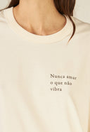 CAMISETA FLAVIA ORIDES AMAR ALGODAO ORGANICO