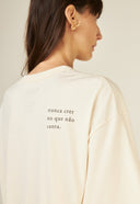 CAMISETA FLAVIA ORIDES AMAR ALGODAO ORGANICO