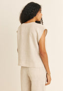 BLUSA OLIVIA LINHO.