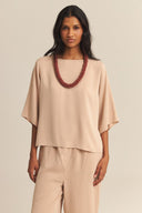 BLUSA NAIR SEDA TEXTURA