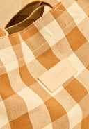 BOLSA PICNIC ALGODAO ORGANICO XADREZ