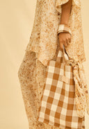 ECOBAG ALGODAO ORGANICO XADREZ