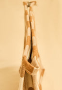 NECESSAIRE ALGODAO ORGANICO XADREZ FOLE M