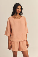 BLUSA VALENTINA CAMBRAIA DE LINHO