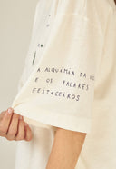CAMISETA FLÁVIA COBOGO ALGODÃO ORGÃNICO FRASES FLIP