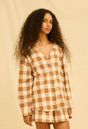 CAMISA MANU ALGODAO ORGANICO XADREZ