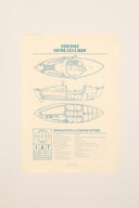 POSTER PLANTA BARCO AMYR KLINK 48CM X 64CM