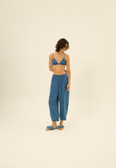 CALCA EMMA SEDA INDIGO