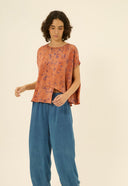 CALCA EMMA SEDA INDIGO