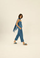 CALCA EMMA SEDA INDIGO
