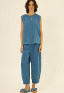 CALCA EMMA SEDA INDIGO