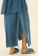 VESTIDO PALOMA SEDA INDIGO
