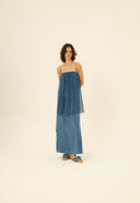 VESTIDO PALOMA SEDA INDIGO