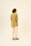 CAMISA BRUNA LINHO
