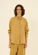 CAMISA BRUNA LINHO