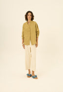 CAMISA BRUNA LINHO