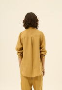 CAMISA BRUNA LINHO