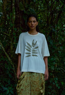 CAMISETA FLAVIA ABRE CAMINHO MATA ATLANTICA ALGODAO ORGANICO