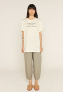 CAMISETA REGULAR ATRAVESSAR ALGODAO ORGANICO