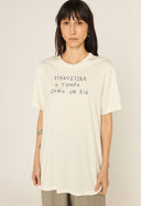 CAMISETA REGULAR ATRAVESSAR ALGODAO ORGANICO