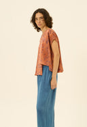 BLUSA LIZ SEDA IMPRESSAO BOTANICA