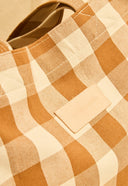 BOLSA PICNIC ALGODAO ORGANICO XADREZ