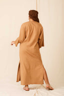 VESTIDO MARROM BAZAR