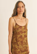 VESTIDO LIRA SEDA IMPRESSAO BOTANICA