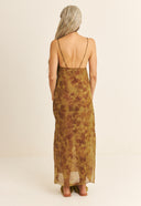 VESTIDO LIRA SEDA IMPRESSAO BOTANICA