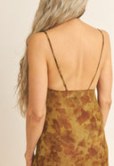 VESTIDO LIRA SEDA IMPRESSAO BOTANICA