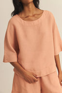 BLUSA VALENTINA CAMBRAIA DE LINHO