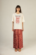 CAMISETA FLAVIA NHEERY SELVAGEM ALGODAO ORGANICO