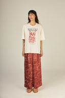 CAMISETA FLAVIA NHEERY SELVAGEM ALGODAO ORGANICO