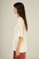 CAMISETA FLAVIA NHEERY SELVAGEM ALGODAO ORGANICO