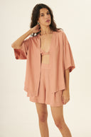 KIMONO GAIA TENCEL TM MODAL ROSA