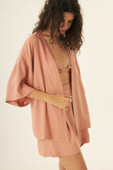 KIMONO GAIA TENCEL TM MODAL ROSA