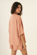 KIMONO GAIA TENCEL TM MODAL ROSA
