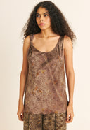 REGATA TORCAO MAIA SEDA IMPRESSAO BOTANICA